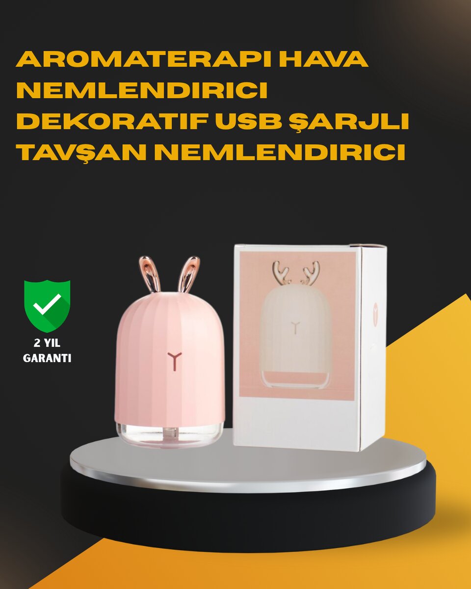 USB Bağlantılı Sessiz Çalışan LED Işıklı Nemlendirici Difüzör 200 ml USB Bağlantılı Sessiz Çalışan LED Işıklı Nemlendirici Difüzör 200 ml