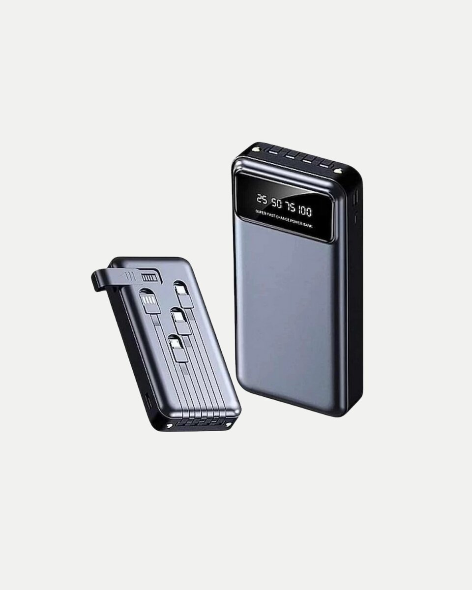 Powerbank 20000 mAh LED Fenerli ve Çoklu Güvenlik Korumasına Sahip Powerbank 20000 mAh LED Fenerli ve Çoklu Güvenlik Korumasına Sahip