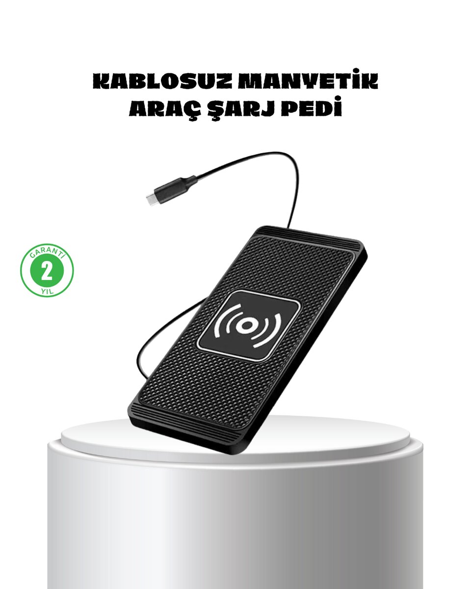 Manyetik Kablosuz Şarj Pedi 15W Hızlı Şarj Kaymaz Silikon Qi Destekli Manyetik Kablosuz Şarj Pedi 15W Hızlı Şarj Kaymaz Silikon Qi Destekli