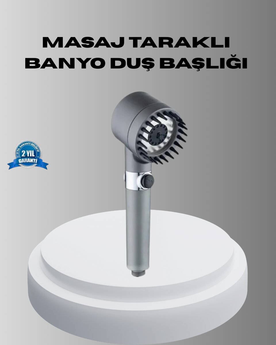 Spa Etkili Masaj Uçlu Duş Başlığı Ergonomik Tasarım Spa Etkili Masaj Uçlu Duş Başlığı Ergonomik Tasarım