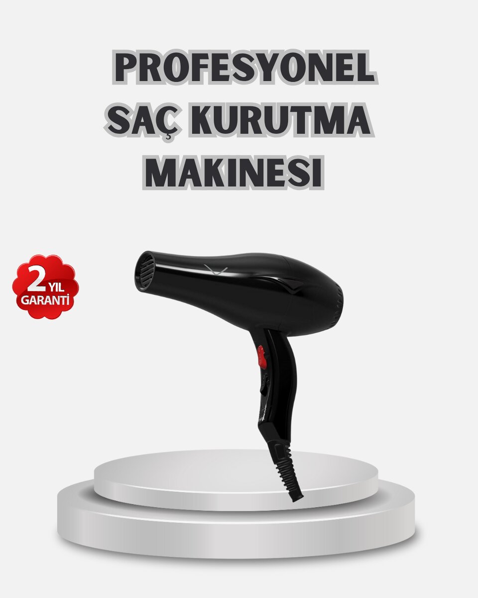 2200W AC Motor Saç Kurutma Makinesi Hafif ve Dayanıklı Tasarımlı 2200W AC Motor Saç Kurutma Makinesi Hafif ve Dayanıklı Tasarımlı