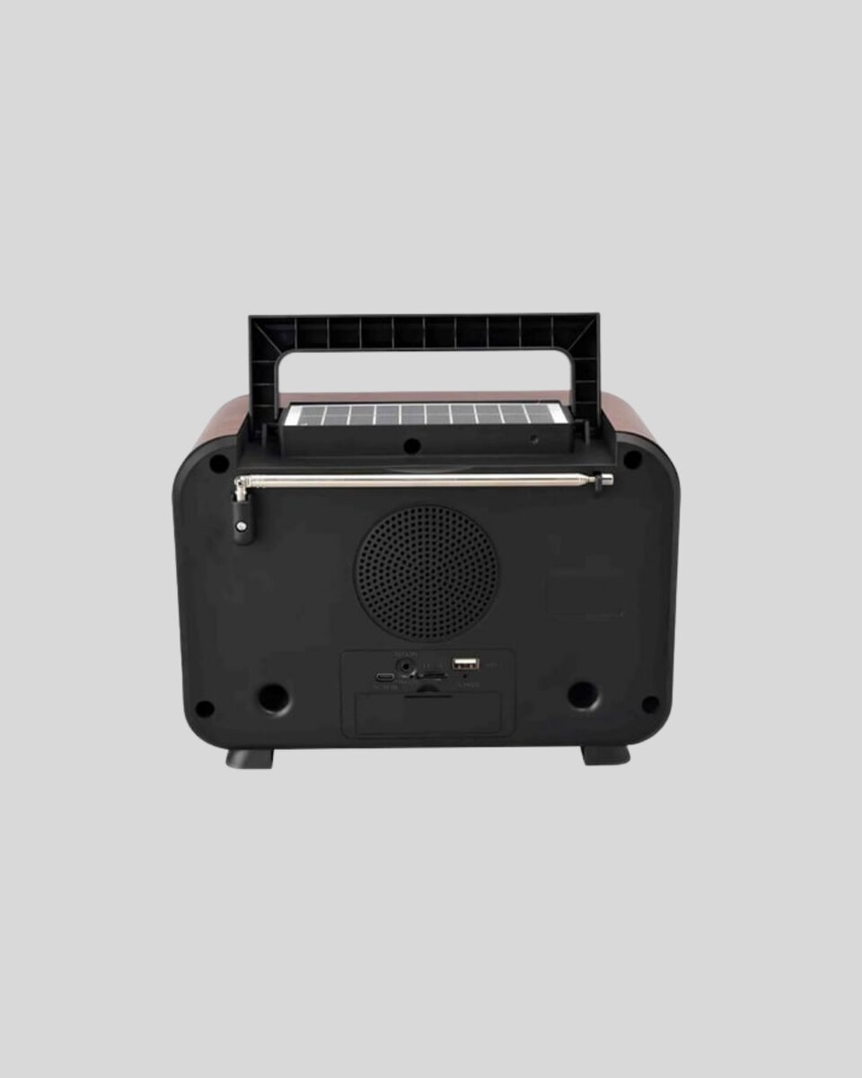 Solar Şarjlı Şömine Alev Efektli Bluetooth Hoparlör 7W Taşınabilir Ses Sistemi