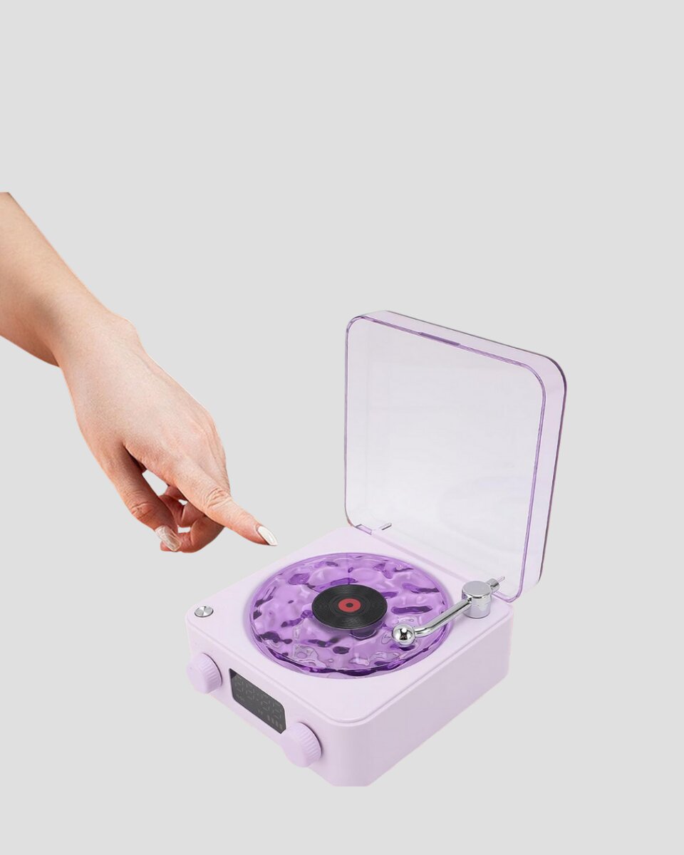 Retro Pikap Hoparlör Bluetooth AUX USB Type-C Projektörlü 360° Sesli Taşınabilir Retro Pikap Hoparlör Bluetooth AUX USB Type-C Projektörlü 360° Sesli Taşınabilir