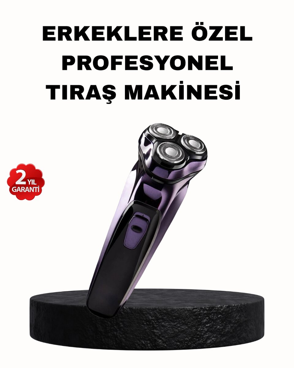 Şarjlı Saç ve Sakal Tıraş Makinesi Kablosuz Kompakt Tasarımlı Şarjlı Saç ve Sakal Tıraş Makinesi Kablosuz Kompakt Tasarımlı