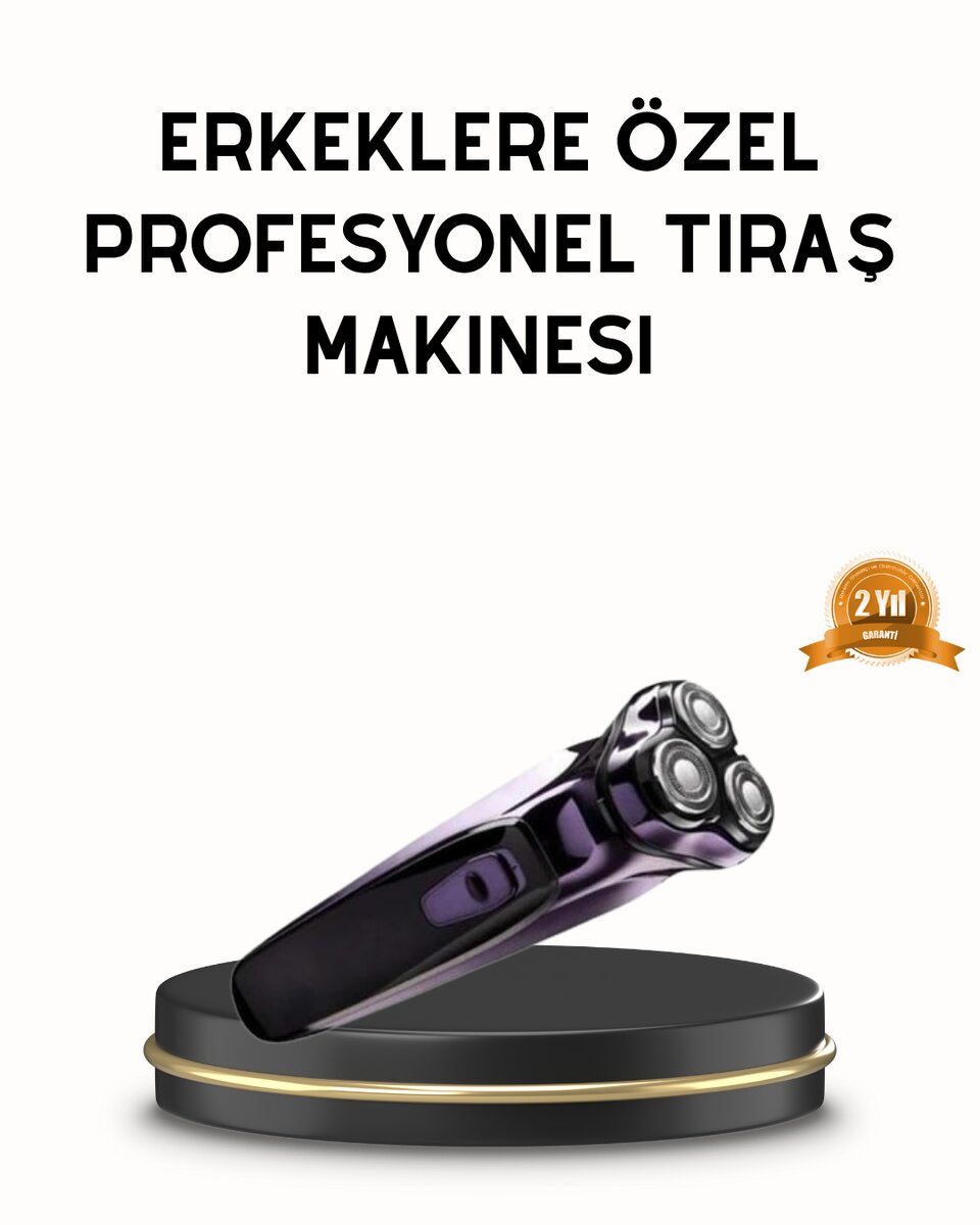 Kompakt Şarjlı Saç Sakal Tıraş Makinesi Kuru Kullanım Özellikli Kompakt Şarjlı Saç Sakal Tıraş Makinesi Kuru Kullanım Özellikli