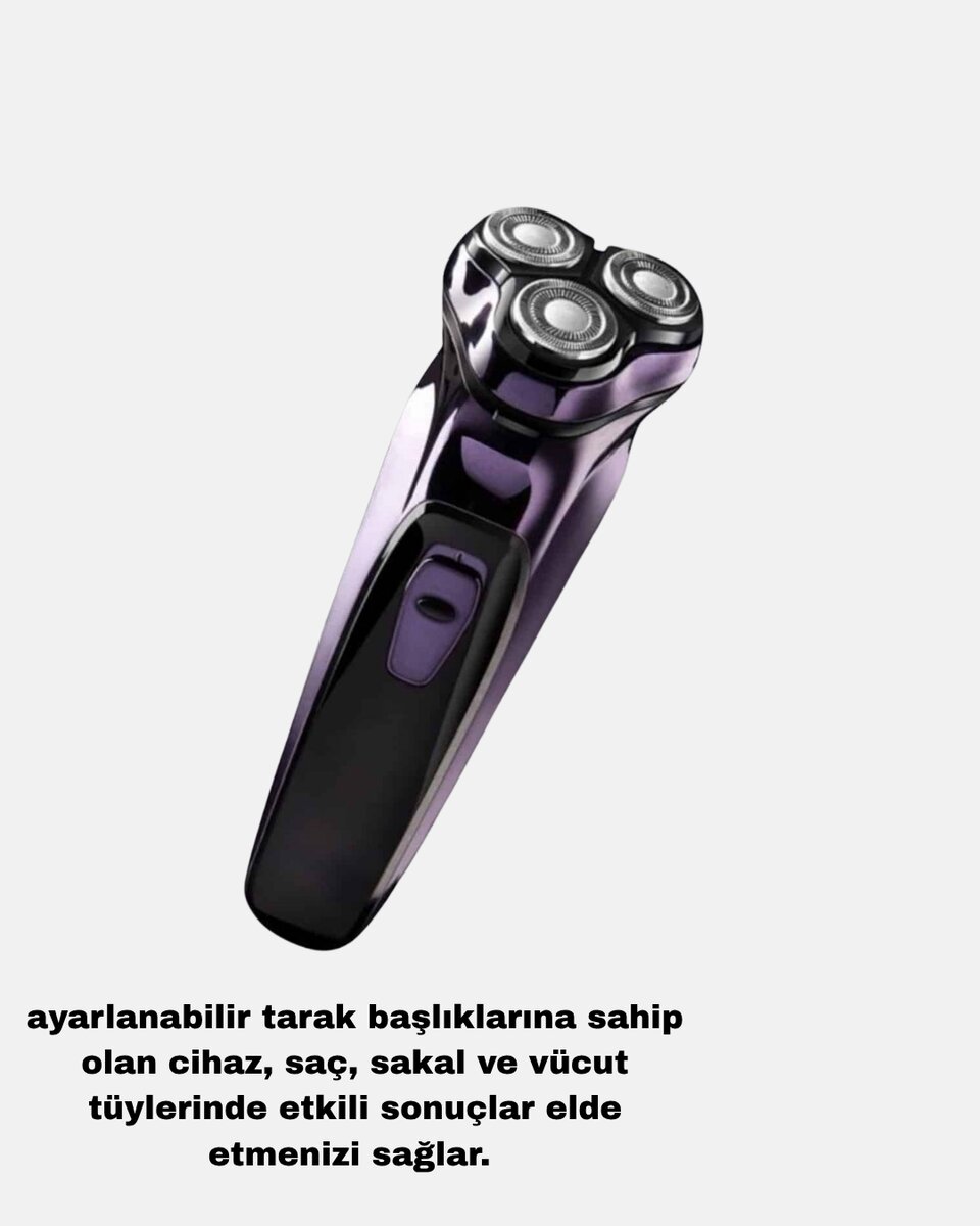 Şarjlı Saç ve Sakal Tıraş Makinesi Kablosuz Kompakt Tasarımlı Şarjlı Saç ve Sakal Tıraş Makinesi Kablosuz Kompakt Tasarımlı