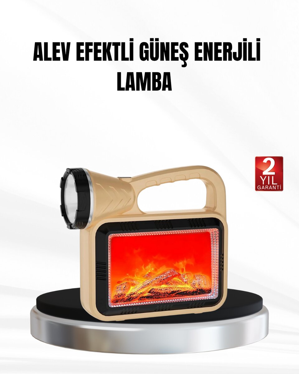 Solar Alev Işığı COB Teknolojili Taşınabilir El Feneri ve Kamp Lambası Solar Alev Işığı COB Teknolojili Taşınabilir El Feneri ve Kamp Lambası