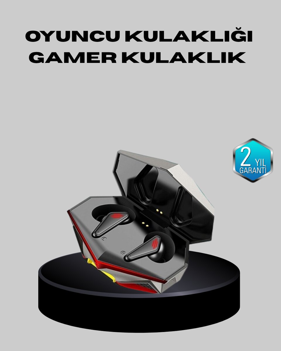 Bluetooth 5.0 Kablosuz Kulaklık LED Işıklı Silikonlu Tasarımlı Bluetooth 5.0 Kablosuz Kulaklık LED Işıklı Silikonlu Tasarımlı