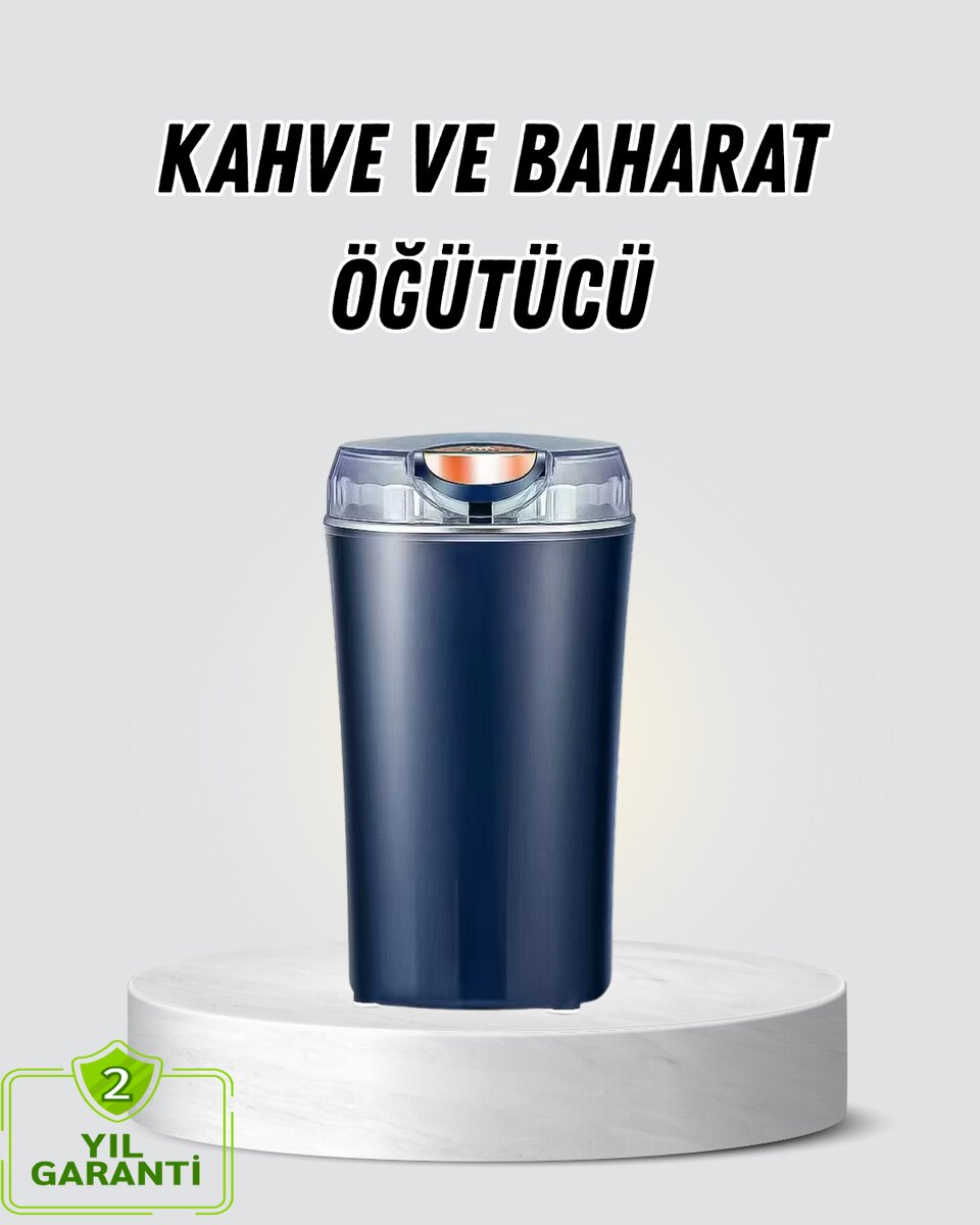 Kahve ve Baharat Öğütücü Otomatik Mekanizmalı Dayanıklı Çelik Kahve ve Baharat Öğütücü Otomatik Mekanizmalı Dayanıklı Çelik