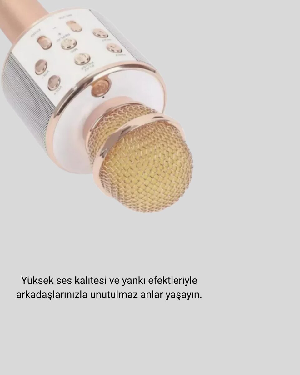 Bluetooth Karaoke Mikrofon Şarjlı Uzun Pil Ömürlü Çok Fonksiyonlu Bluetooth Karaoke Mikrofon Şarjlı Uzun Pil Ömürlü Çok Fonksiyonlu