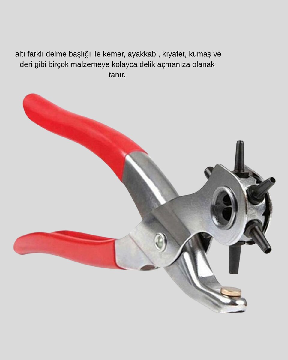Çok Fonksiyonlu Delik Açma Pensesi 2mm–4.5mm Ayarlı Metal Gövdeli Çok Fonksiyonlu Delik Açma Pensesi 2mm–4.5mm Ayarlı Metal Gövdeli