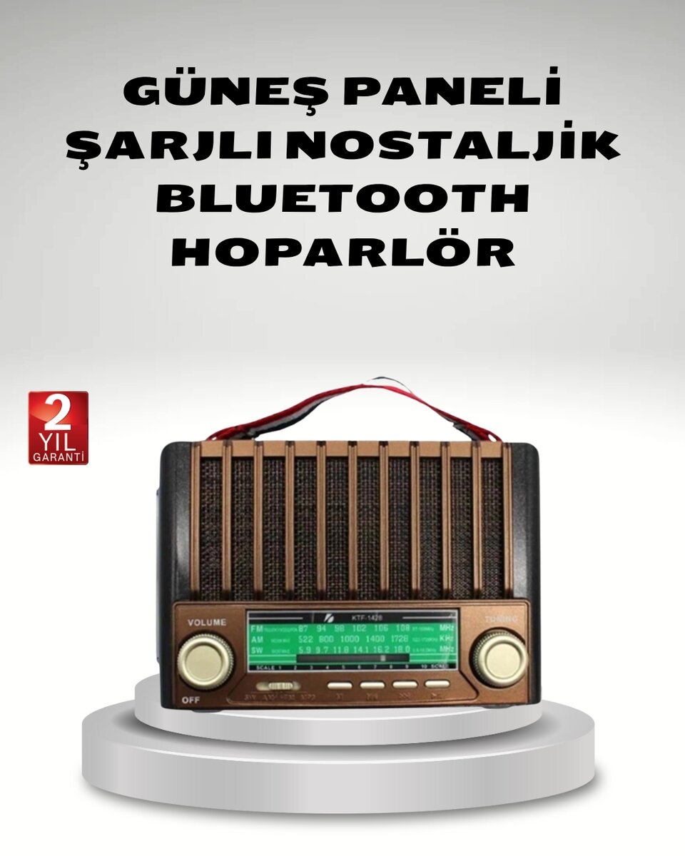 Taşınabilir Hoparlör Güneş Panelli Bluetooth USB SD FM AM SW Radyo Taşınabilir Hoparlör Güneş Panelli Bluetooth USB SD FM AM SW Radyo