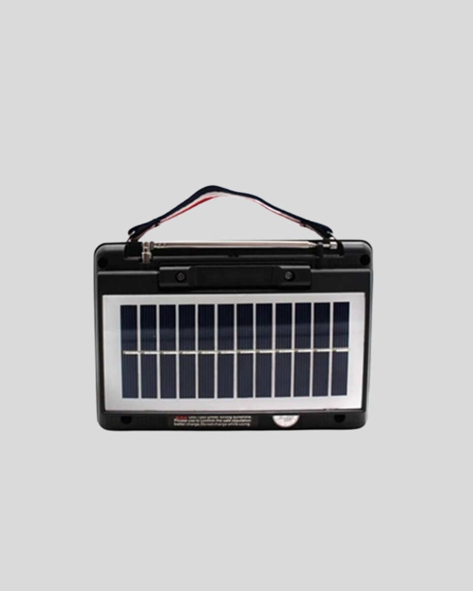 Güneş Enerjili Taşınabilir Hoparlör KTF-1428 Bluetooth Radyo USB SD Kart Destekli