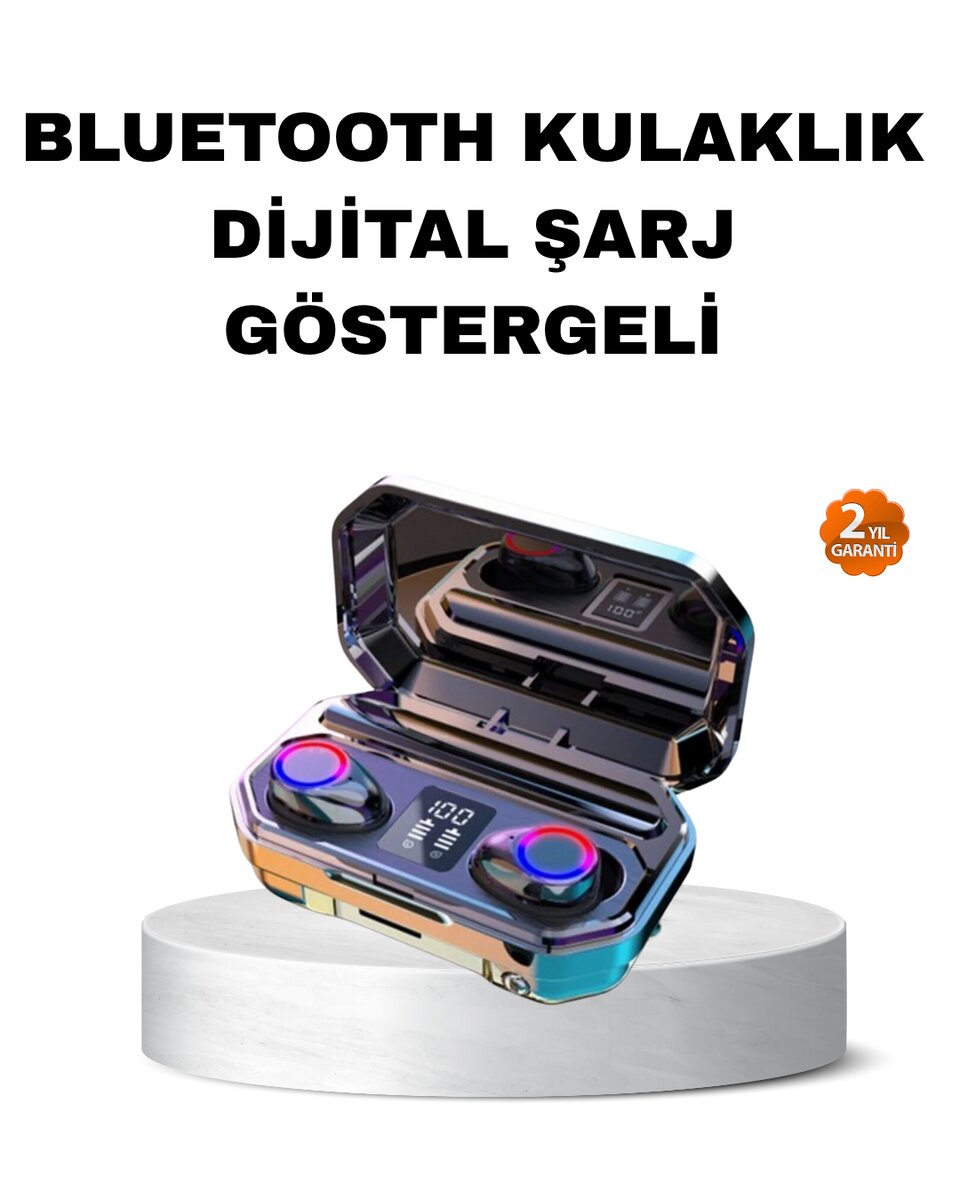 Kablosuz Kulaklık Uzun Pil Ömürlü Şarj Kutulu Ergonomik Hafif Tasarım Kablosuz Kulaklık Uzun Pil Ömürlü Şarj Kutulu Ergonomik Hafif Tasarım