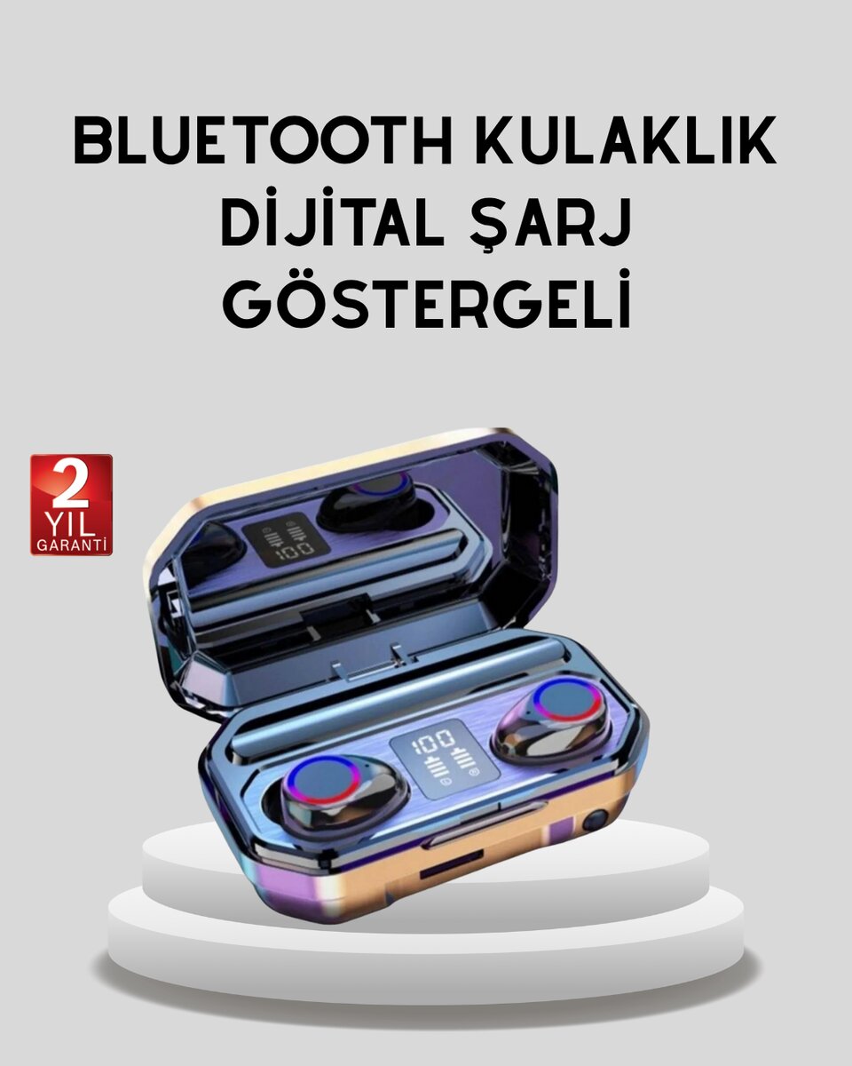 Bluetooth Kablosuz Kulaklık 4 Saat Kullanım Şarj Kutulu Düşük Enerji Tüketimli Bluetooth Kablosuz Kulaklık 4 Saat Kullanım Şarj Kutulu Düşük Enerji Tüketimli