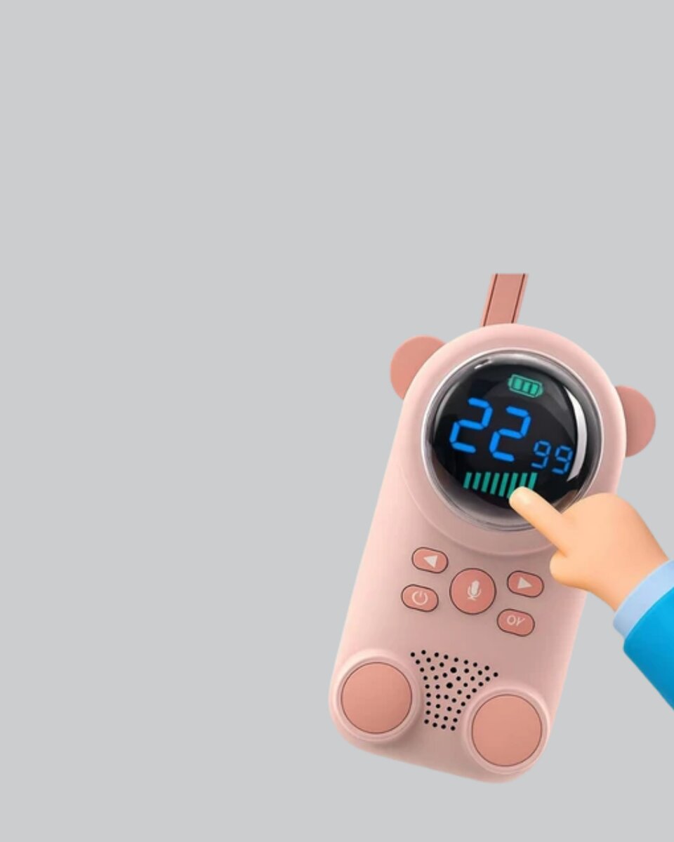 Bebek Telsizi LCD Ekran VOX İki Yönlü İletişim USB Şarj Hafif Bebek Telsizi LCD Ekran VOX İki Yönlü İletişim USB Şarj Hafif