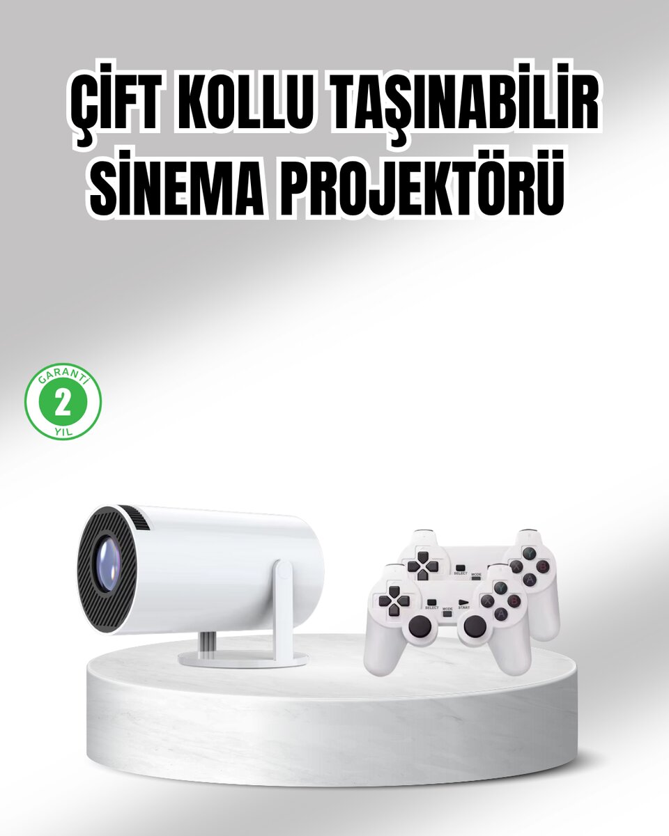 Projeksiyon Cihazı 4K Destekli Kablosuz Bağlantılı Bluetooth 5.0 Projeksiyon Cihazı 4K Destekli Kablosuz Bağlantılı Bluetooth 5.0