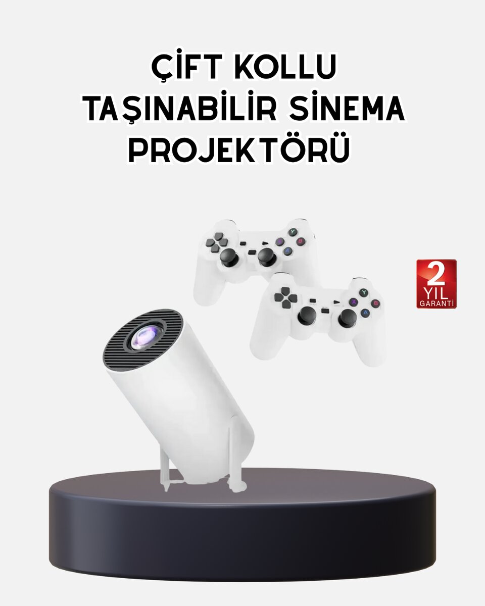 Kablosuz Projeksiyon Cihazı 4K Destekli HDMI USB Oyun Uyumlu Kablosuz Projeksiyon Cihazı 4K Destekli HDMI USB Oyun Uyumlu