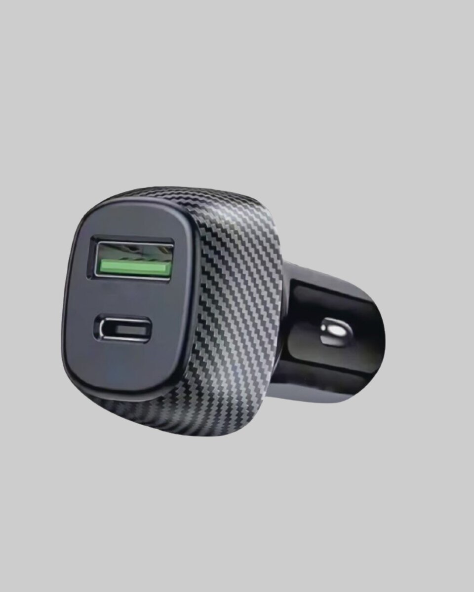 PD Destekli 38W Araç Şarj Başlığı Type-C + USB Çift Çıkış Hızlı Şarj PD Destekli 38W Araç Şarj Başlığı Type-C + USB Çift Çıkış Hızlı Şarj