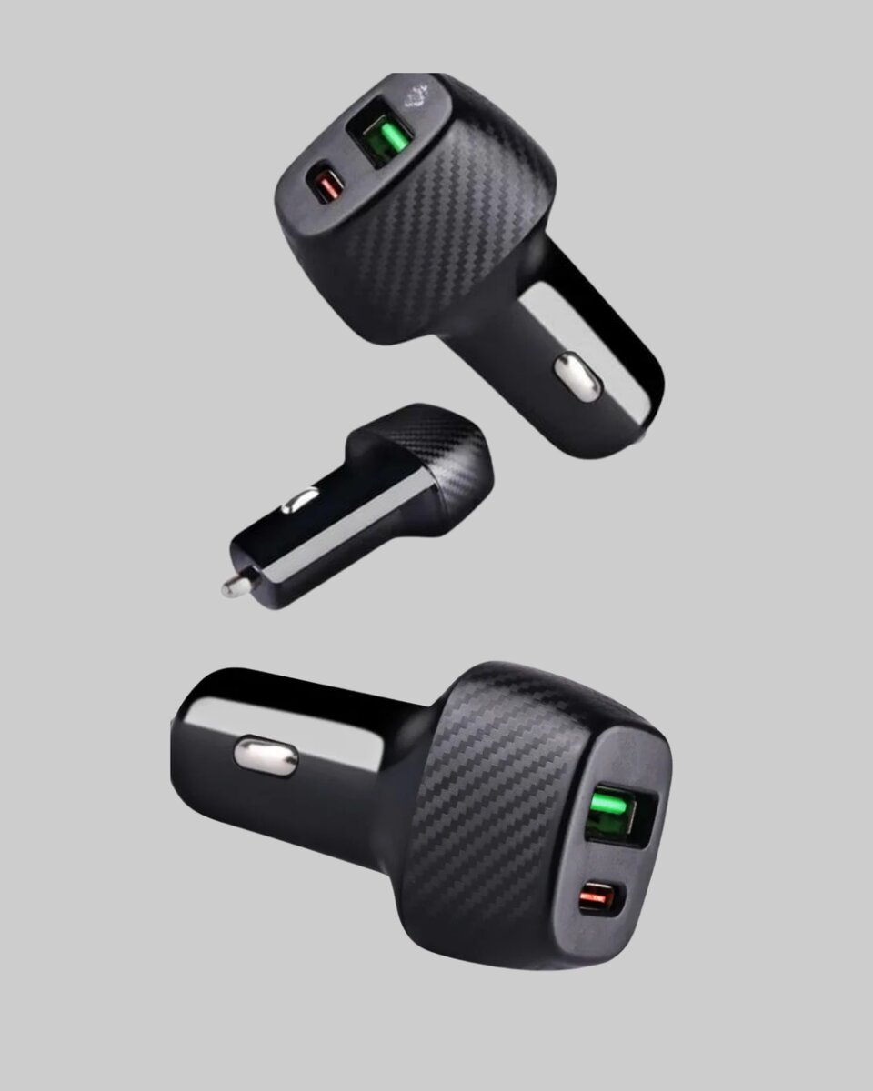 PD Destekli 38W Araç Şarj Başlığı Type-C + USB Çift Çıkış Hızlı Şarj PD Destekli 38W Araç Şarj Başlığı Type-C + USB Çift Çıkış Hızlı Şarj