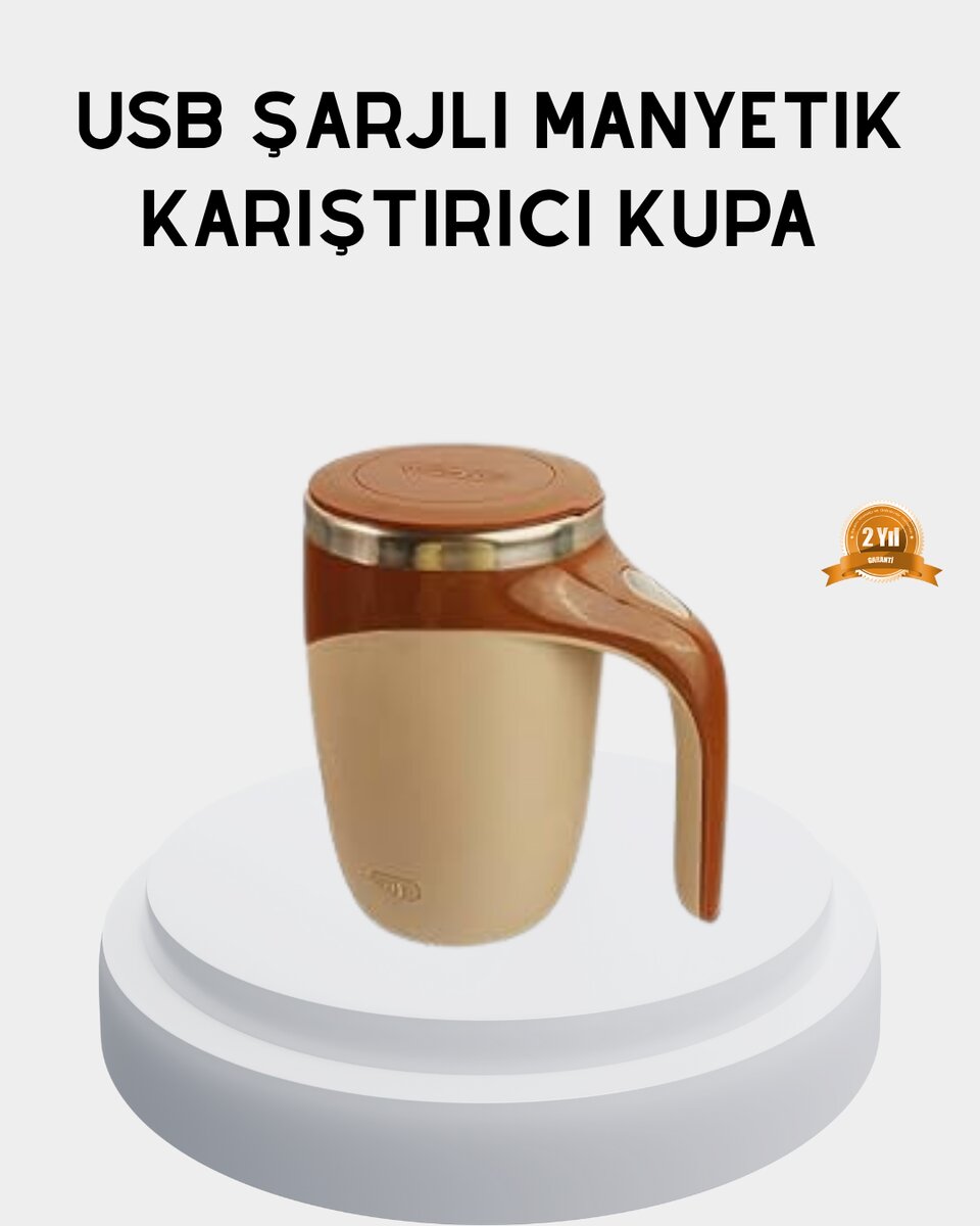 Şarjlı Otomatik Karıştırıcı Kupa Manyetik Mix Kupa Paslanmaz Çelik İç Astar Şarjlı Otomatik Karıştırıcı Kupa Manyetik Mix Kupa Paslanmaz Çelik İç Astar