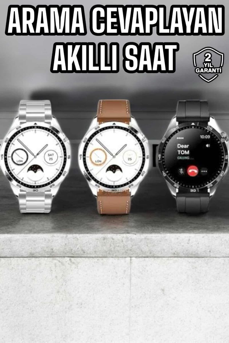 Akıllı Saat Titreşimli Amoled Ekran Uyku ve Sağlık Takibi Sesli Görüşme Akıllı Saat Titreşimli Amoled Ekran Uyku ve Sağlık Takibi Sesli Görüşme