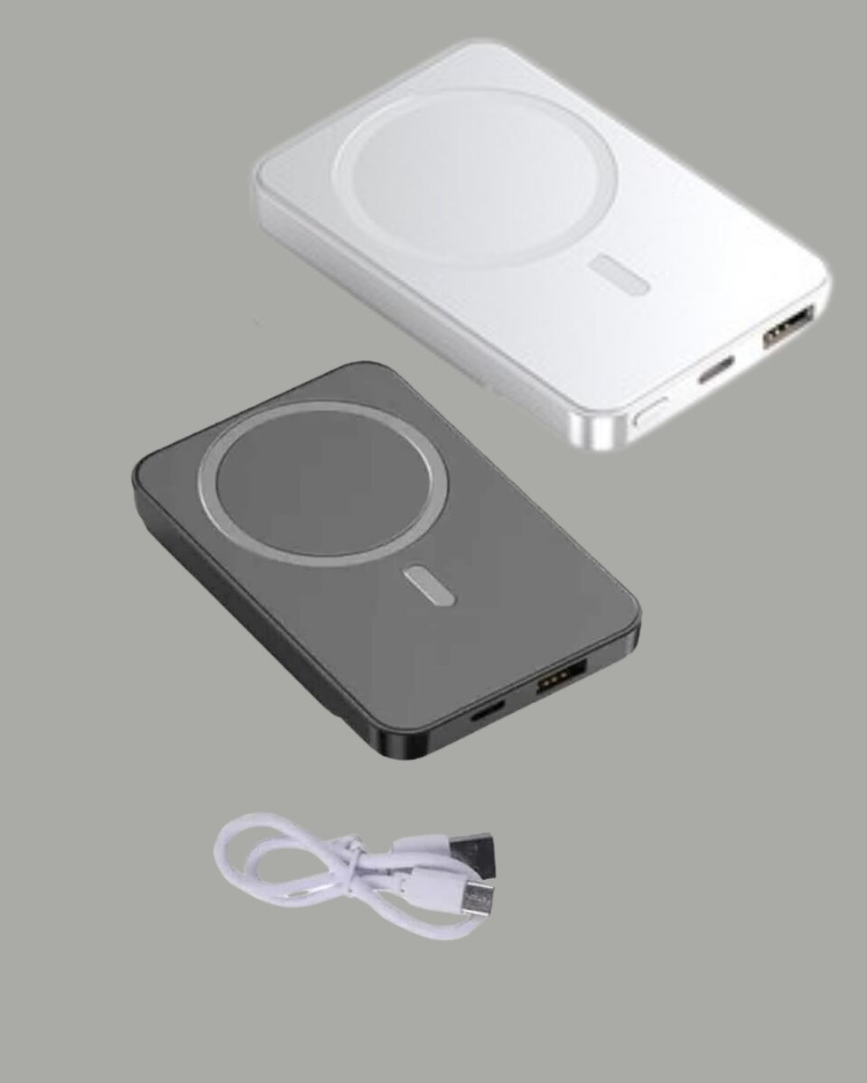 10000mAh Kapasiteli Manyetik USB-C ve Kablosuz Powerbank W09 10000mAh Kapasiteli Manyetik USB-C ve Kablosuz Powerbank W09