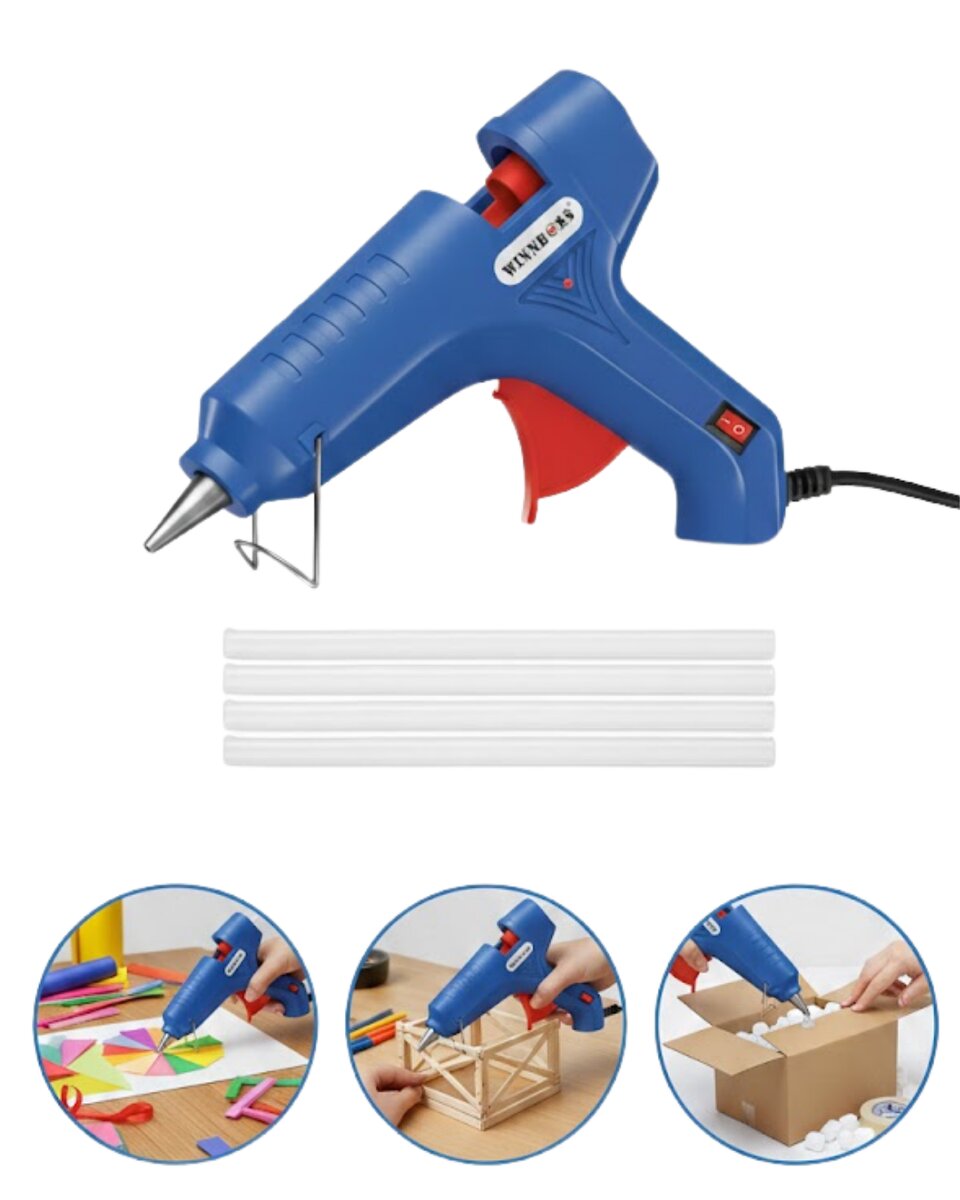 Profesyonel Kullanım İçin 100 W Silikon Tabancası 11 mm 5 Adet Hediye Silikon Profesyonel Kullanım İçin 100 W Silikon Tabancası 11 mm 5 Adet Hediye Silikon