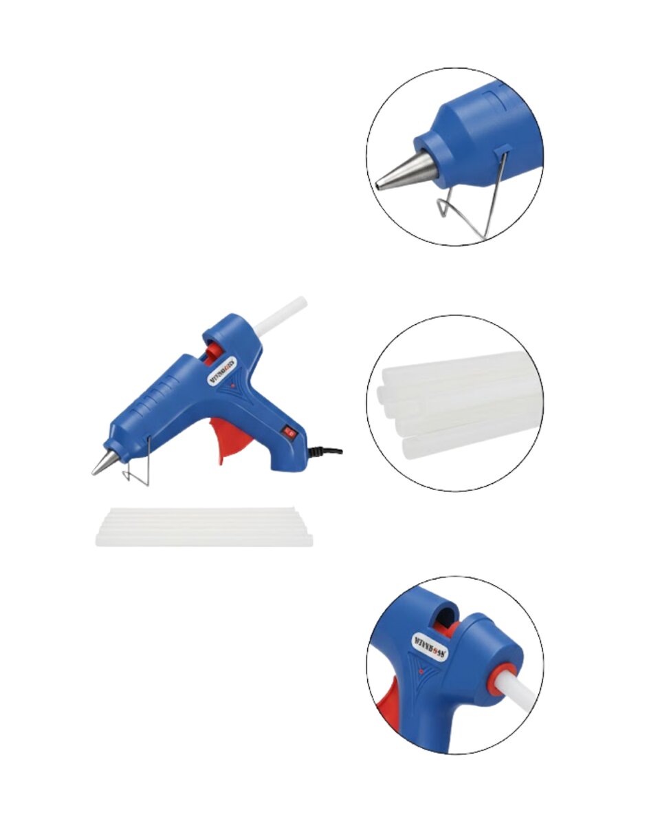 11 mm Silikon Uyumlu 60 W Silikon Tabancası 5 Adet Silikon Hediyeli 11 mm Silikon Uyumlu 60 W Silikon Tabancası 5 Adet Silikon Hediyeli