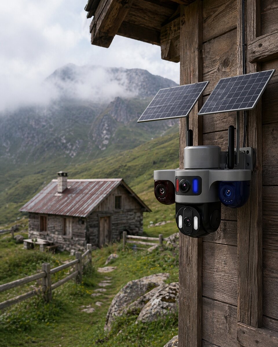 Güneş Enerjili Çiftlik Kamerası 3 Lensli 9MP Solar Kamera 2 Yıl Garantili Güneş Enerjili Çiftlik Kamerası 3 Lensli 9MP Solar Kamera 2 Yıl Garantili
