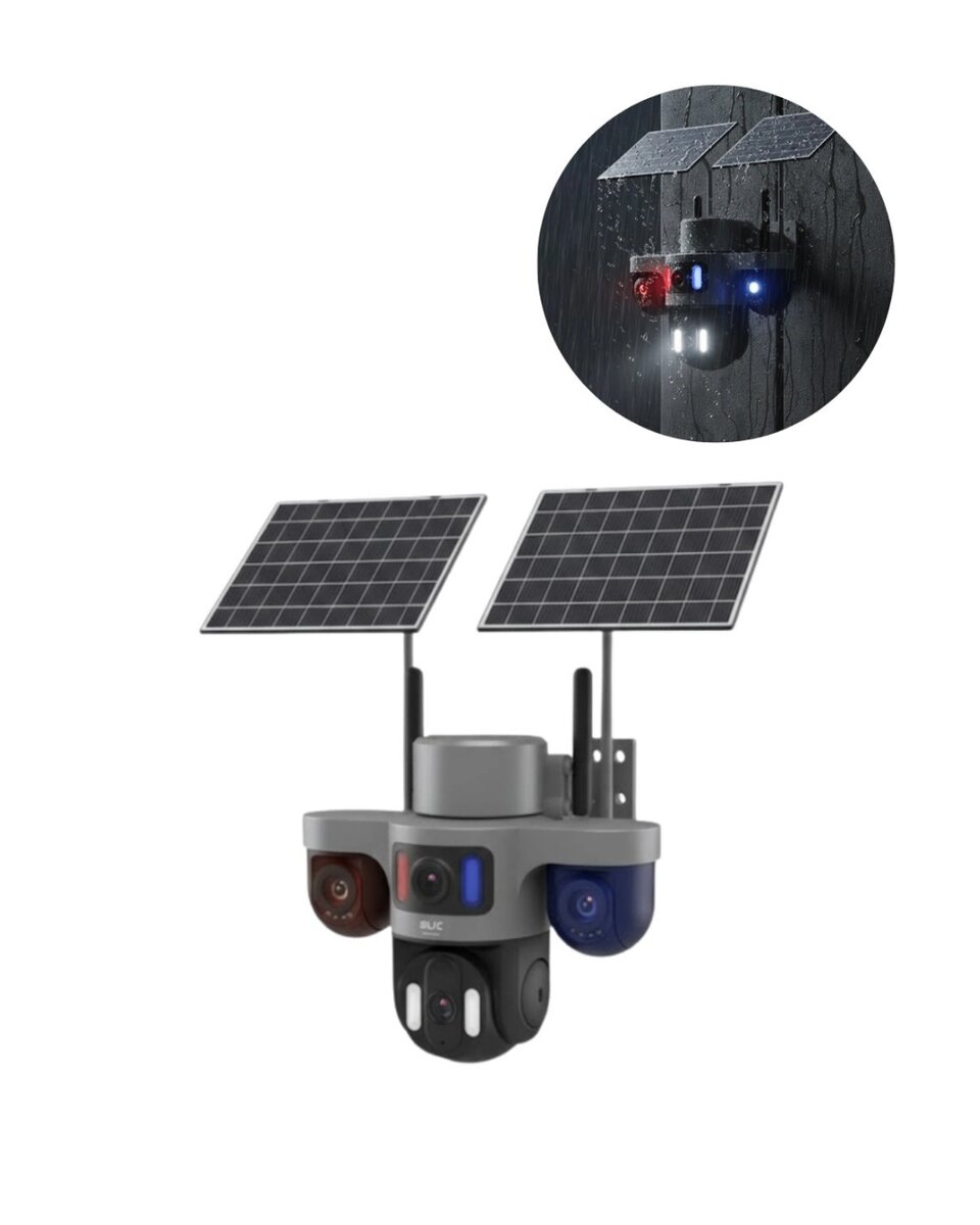 Güneş Enerjili Çiftlik Kamerası 3 Lensli 9MP Solar Kamera 2 Yıl Garantili Güneş Enerjili Çiftlik Kamerası 3 Lensli 9MP Solar Kamera 2 Yıl Garantili