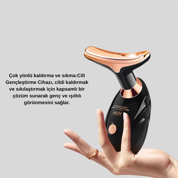 Titreşimli Yüz ve Boyun Masaj Aleti Lifting Etkili Cilt Bakım Cihazı Titreşimli Yüz ve Boyun Masaj Aleti Lifting Etkili Cilt Bakım Cihazı