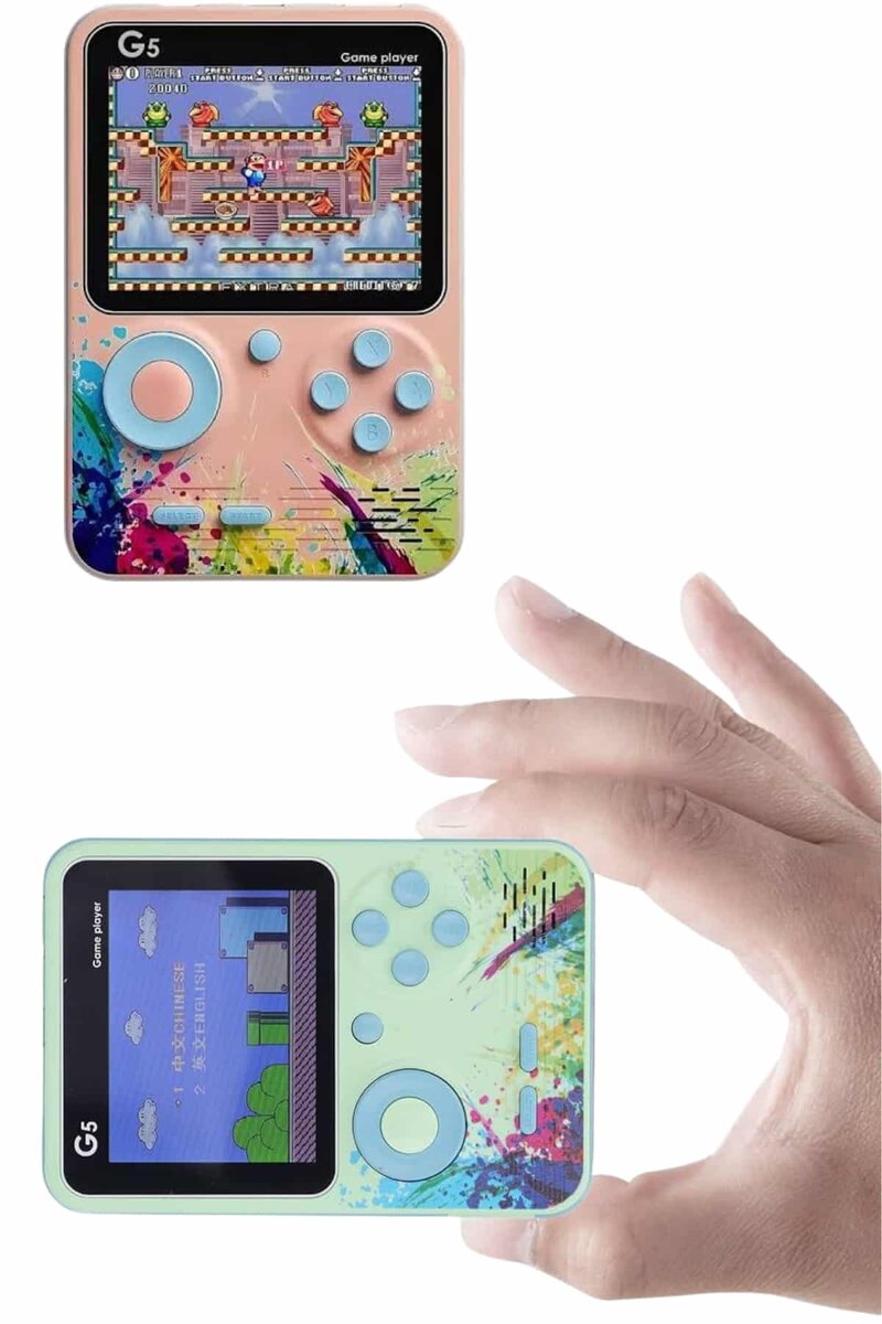 Game Box Oyun Konsolu 500 Retro Oyunlu Mini Taşınabilir 3 İnç Game Box Oyun Konsolu 500 Retro Oyunlu Mini Taşınabilir 3 İnç