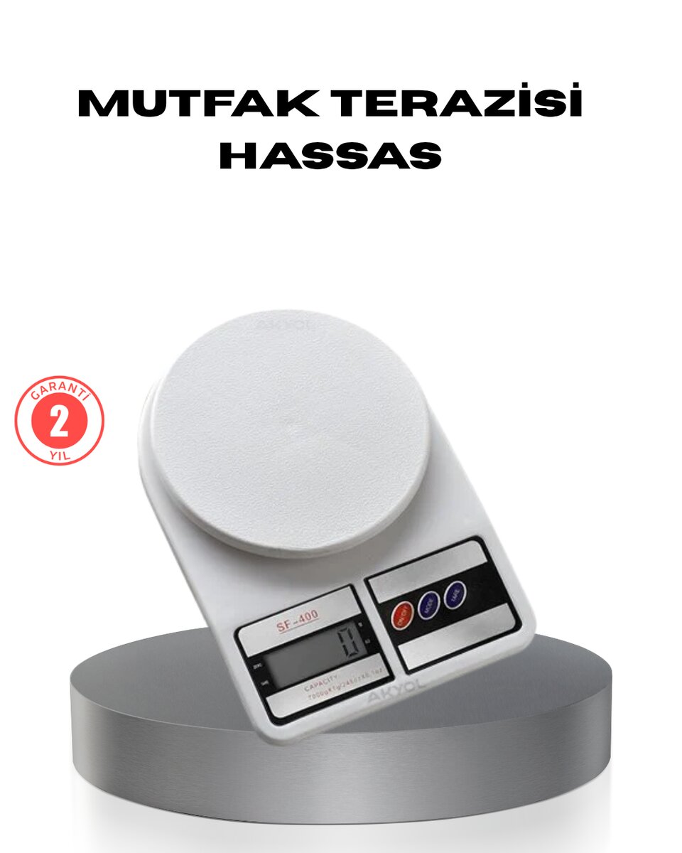 Hassas Dijital Mutfak Tartısı – 1g Doğruluk, LCD Ekran, Otomatik Kapanma Hassas Dijital Mutfak Tartısı – 1g Doğruluk, LCD Ekran, Otomatik Kapanma