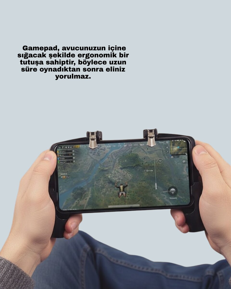 Gerçekçi Oyun Deneyimi Sunan Dört Parmak Mobil Gamepad