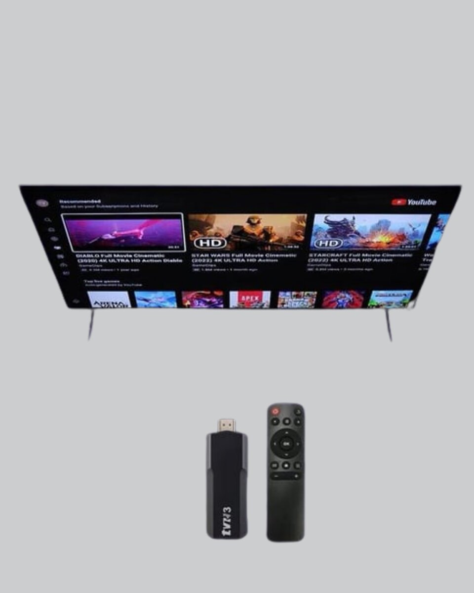 Android TV Stick 4K Ultra HD Görüntü Destekli Android TV Stick 4K Ultra HD Görüntü Destekli