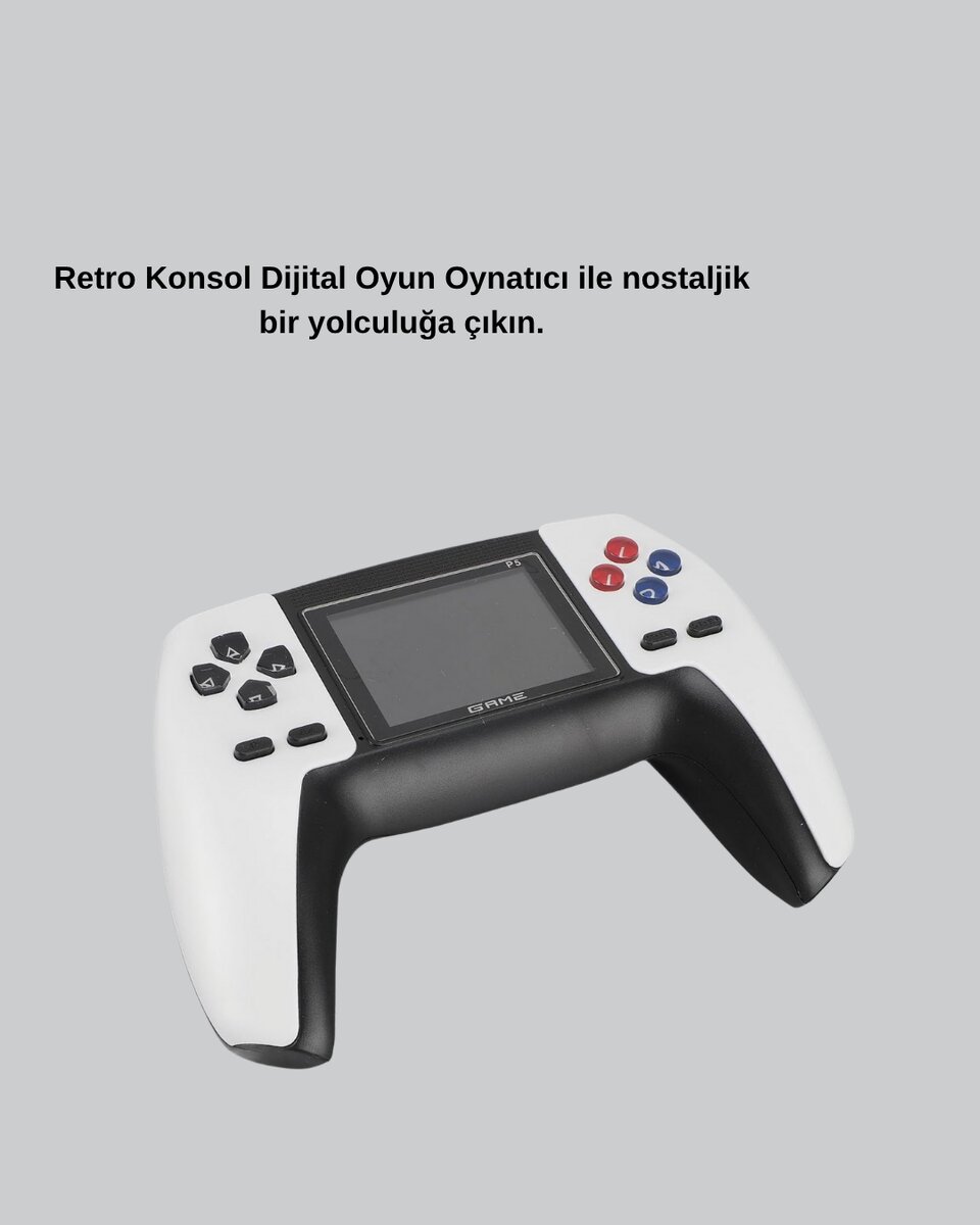 520 Klasik Oyunlu P5™ ControllerView Retro Konsol – Şarjlı, Ergonomik Tasarım 520 Klasik Oyunlu P5™ ControllerView Retro Konsol – Şarjlı, Ergonomik Tasarım