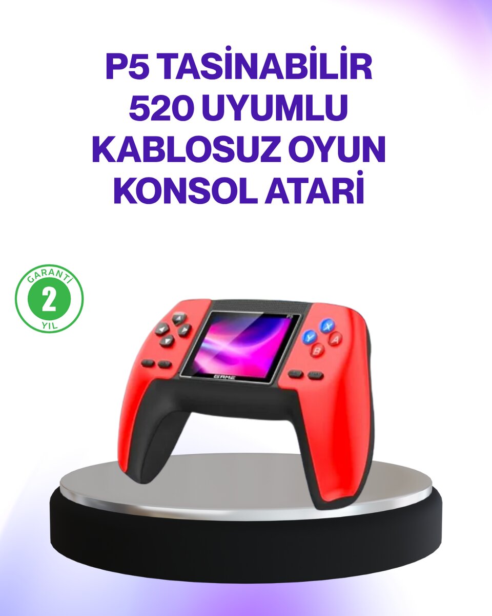 520 Klasik Oyunlu P5 Retro Elde Taşınabilir Konsol 520 Klasik Oyunlu P5 Retro Elde Taşınabilir Konsol