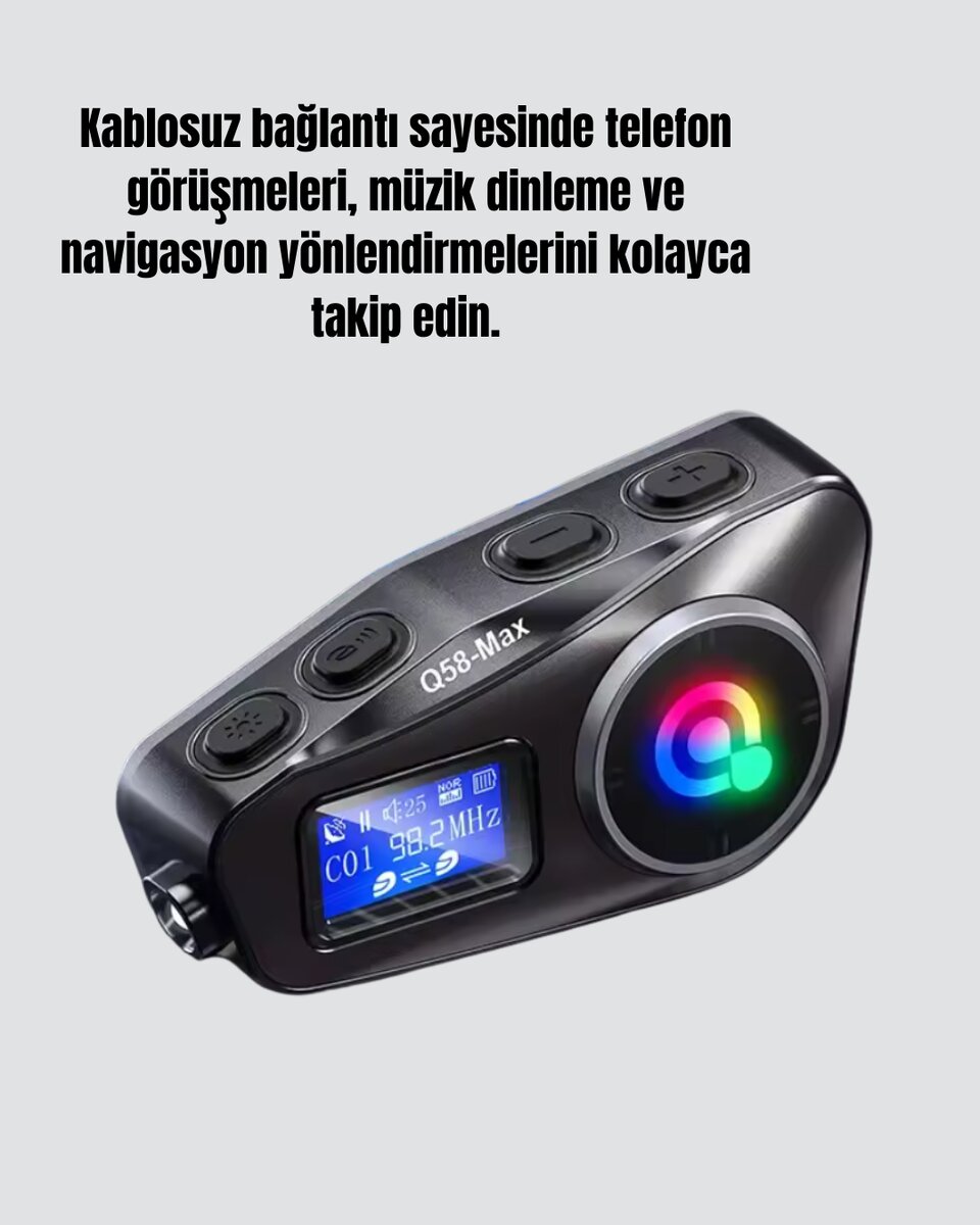 IP65 Suya Dayanıklı Kask Bluetooth Kulaklık LCD Ekranlı IP65 Suya Dayanıklı Kask Bluetooth Kulaklık LCD Ekranlı