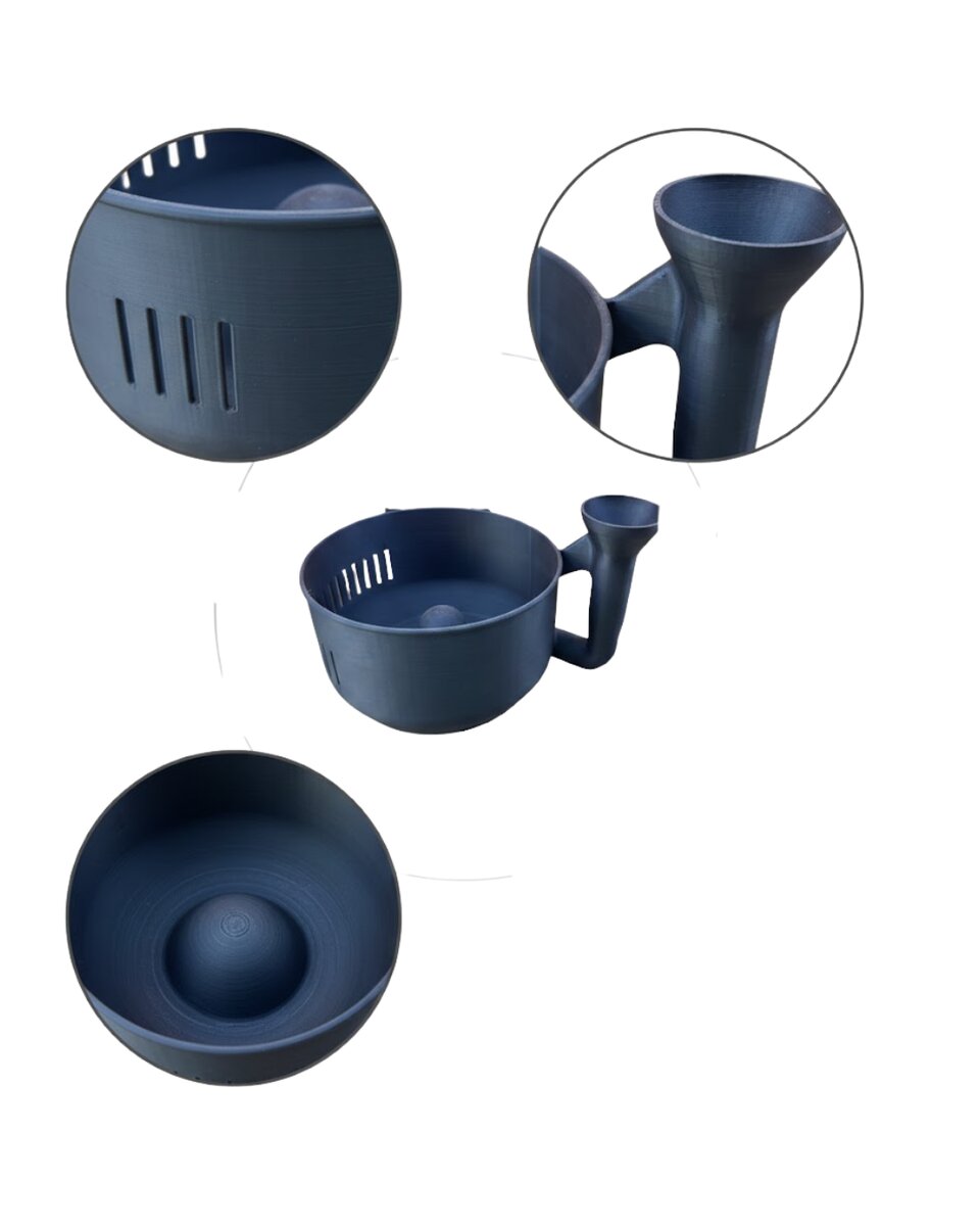 Geniş Hazneli Sebze ve Meyve Yıkama Süzgeci Ergonomik Tasarım Geniş Hazneli Sebze ve Meyve Yıkama Süzgeci Ergonomik Tasarım