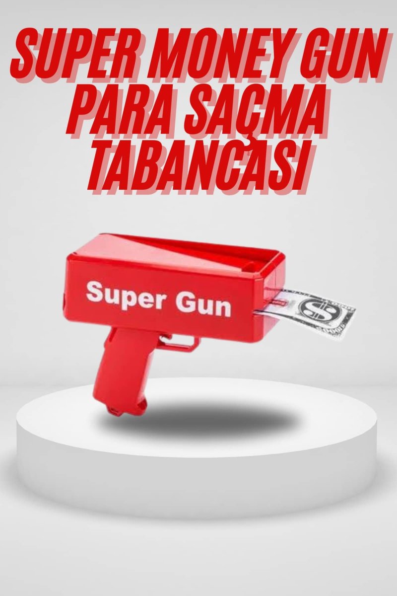 Para Saçma Tabancası Kırmızı Para Fırlatma Oyuncağı Parti Eğlencesi Para Saçma Tabancası Kırmızı Para Fırlatma Oyuncağı Parti Eğlencesi