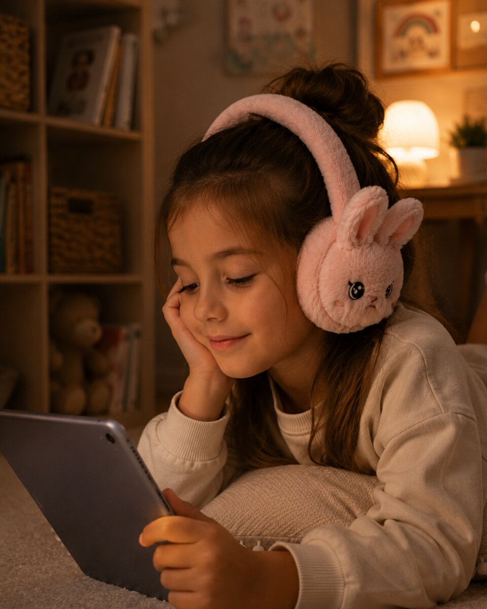 Peluş Bluetooth Kulaküstü Kulaklık Şarjlı Mikrofonlu TF Kart Destekli Peluş Bluetooth Kulaküstü Kulaklık Şarjlı Mikrofonlu TF Kart Destekli