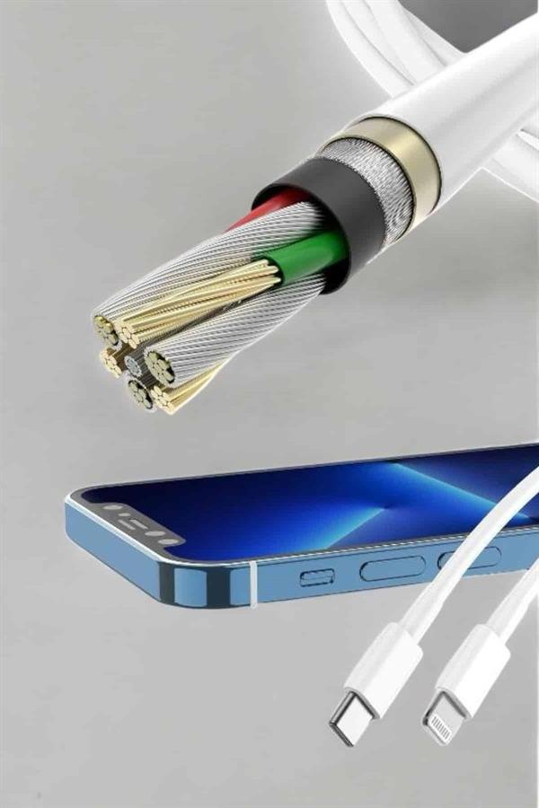 Iphone Tüm Modellerle Uyumlu Hızlı Şarj Kablosu İOS 30W Iphone Tüm Modellerle Uyumlu Hızlı Şarj Kablosu İOS 30W