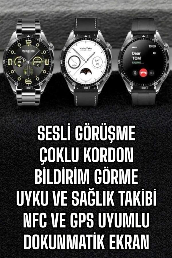 Akıllı Saat Titreşimli Amoled Ekran Uyku ve Sağlık Takibi Sesli Görüşme Akıllı Saat Titreşimli Amoled Ekran Uyku ve Sağlık Takibi Sesli Görüşme