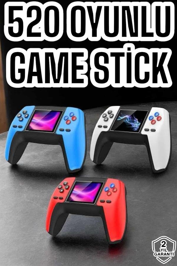 Game Stick Oyun Konsolu 520 Oyunlu Retro Oyunlu Led Ekran Game Stick Oyun Konsolu 520 Oyunlu Retro Oyunlu Led Ekran