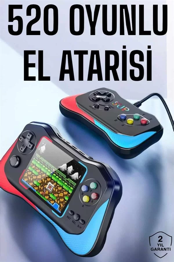Gamepad Joystick Nostalji 500 Oyunlu 2 Li Atari Gamebox Oyun Konsolu Sup Atari Gamepad Joystick Nostalji 500 Oyunlu 2 Li Atari Gamebox Oyun Konsolu Sup Atari