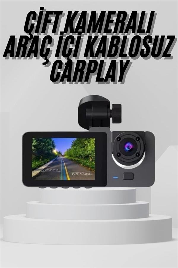 Yol Kayıt Araç Kamerası HD DVR 3 Kameralı 2.0in Ekranlı Ön İç Arka Yol Kayıt Araç Kamerası HD DVR 3 Kameralı 2.0in Ekranlı Ön İç Arka
