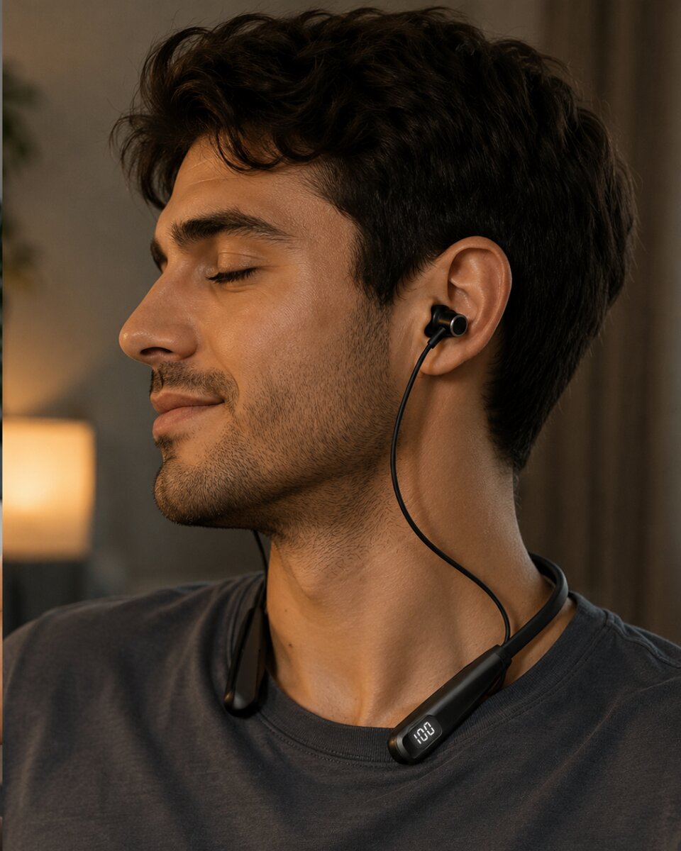 Bluetooth 5.3 Boyun Askılı Kulaklık Düşük Gecikmeli Manyetik Tasarım Bluetooth 5.3 Boyun Askılı Kulaklık Düşük Gecikmeli Manyetik Tasarım