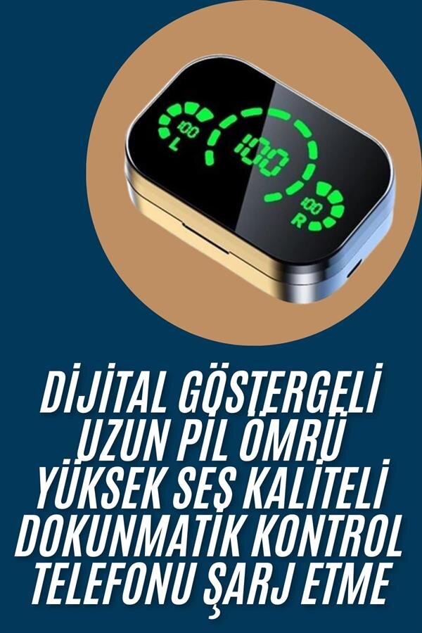 2025 Model Bluetooth Kulaklık Telefon Şarj Edebilen Çağrı Cevaplama Dijital Göstergeli 2025 Model Bluetooth Kulaklık Telefon Şarj Edebilen Çağrı Cevaplama Dijital Göstergeli