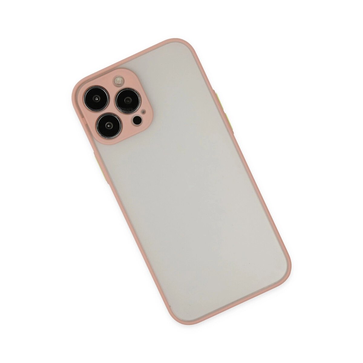 İphone 13 Pro Max Kılıf Montreal Silikon Kapak - Pembe İphone 13 Pro Max Kılıf Montreal Silikon Kapak - Pembe